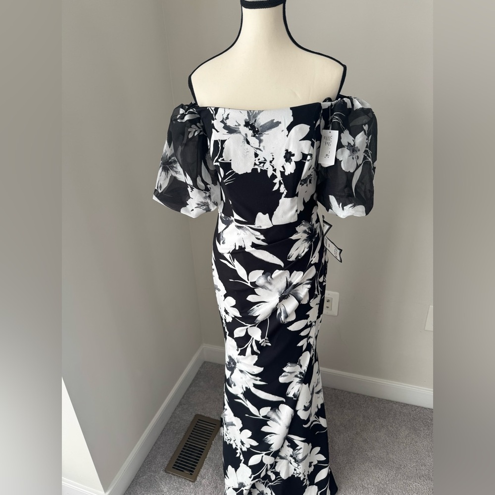 Floral Off-Shoulder Maxi Dress